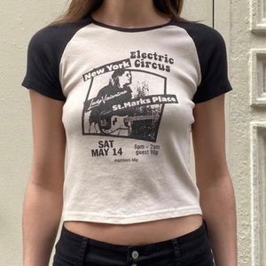 Brandy Melville Electric circus graphic tee